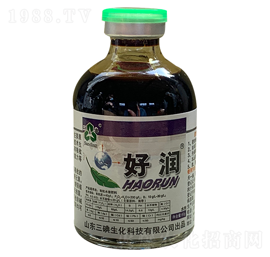 60g有機(jī)水溶肥料-好潤(rùn)-三碘生化