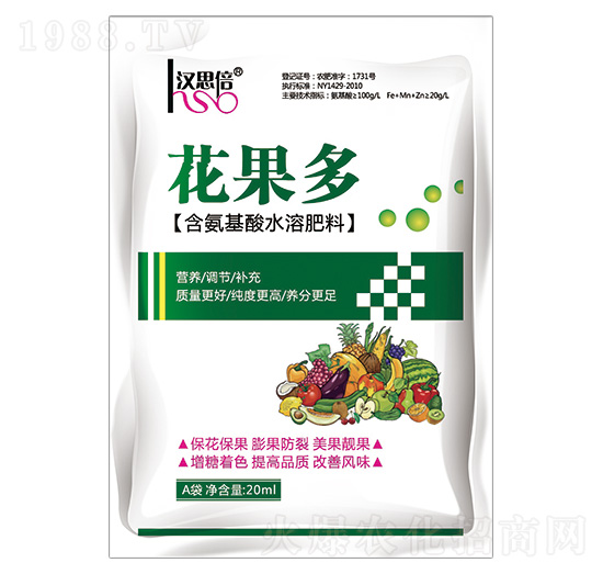 含氨基酸水溶肥料-花果多-漢思生物