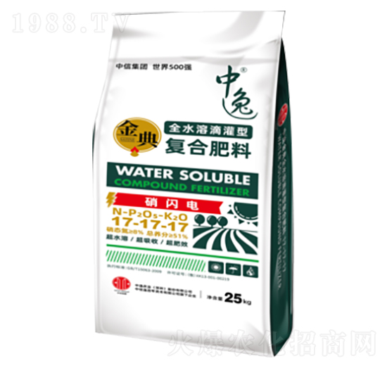 高塔造粒復合肥料17-17-17-中逸農(nóng)業(yè)